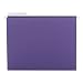 Smead Hanging File Folder with Tab, 1/3-Cut Adjustable Tab, Letter Size, Purple, 25 per Box (64023)