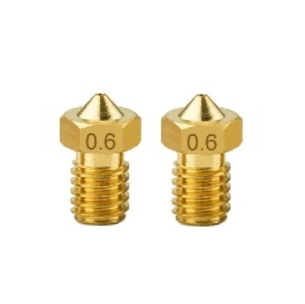 Ugello KINGROON Per Stampante 3D | V5 V6 0.25-0.6mm | Ottone Teflon Per Anycubic