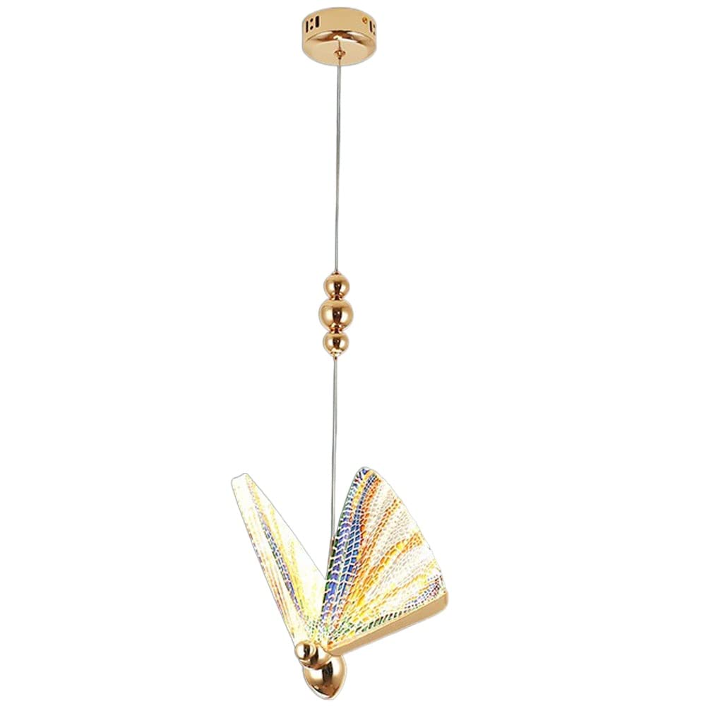Suspension papillon LED pour îlot de cuisine et chevet de chambre moderne