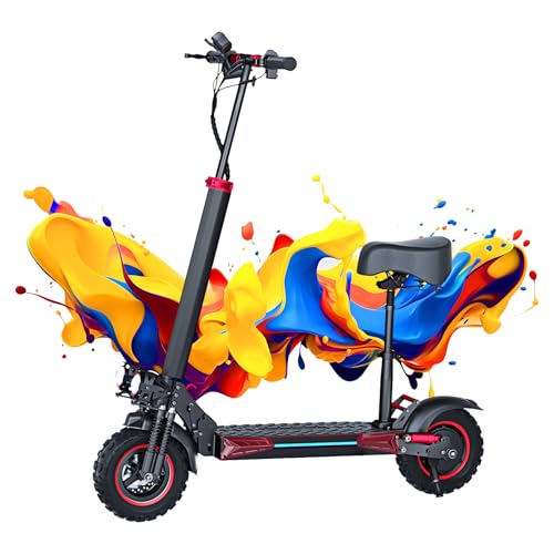 FREEBOY Adult Electric Scooter - 1200W Motor 34 Mph 31 Miles Range Off Road Tires 4 Braking System