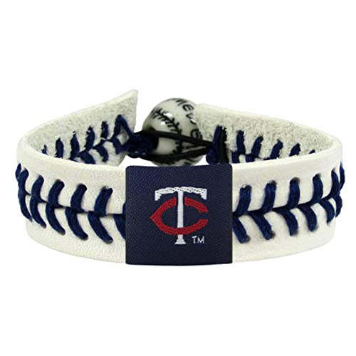 MLB Minnesota Twins Genuine Baseball Bracelet