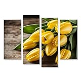 Nos tableaux de qualité supérieure sont en toile blanche pure avec une véritable structure en toile. La plaque de support est fabriquée en panneau de fibres de bois massif issu de forêts durables. La toile imprimée par nos soins est tendue sur les panneaux de bois avant la livraison. Vous n'avez donc pas besoin de votre propre cadre ou d'un autre dispositif de serrage.