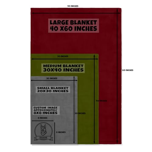 lemuria-Personalized-Dog-Blanket-with-Custom-Name-and-Breed-Engraving-Soft-Fleece-Gray-Green-Red-Multiple-Sizes-for-Couch-Bed-Crate-Car-Travel