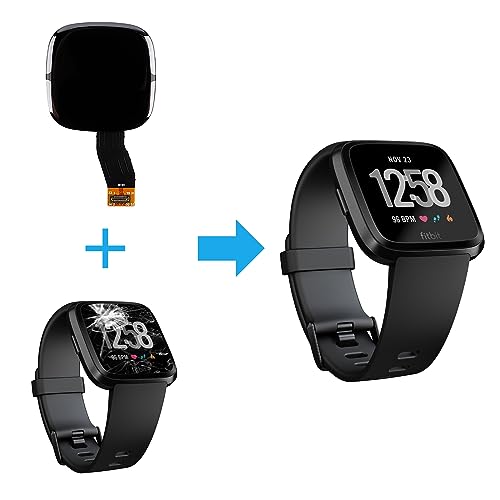 Écran tactile LCD Fitbit Versa 4 Duotipa haute réactivité noir