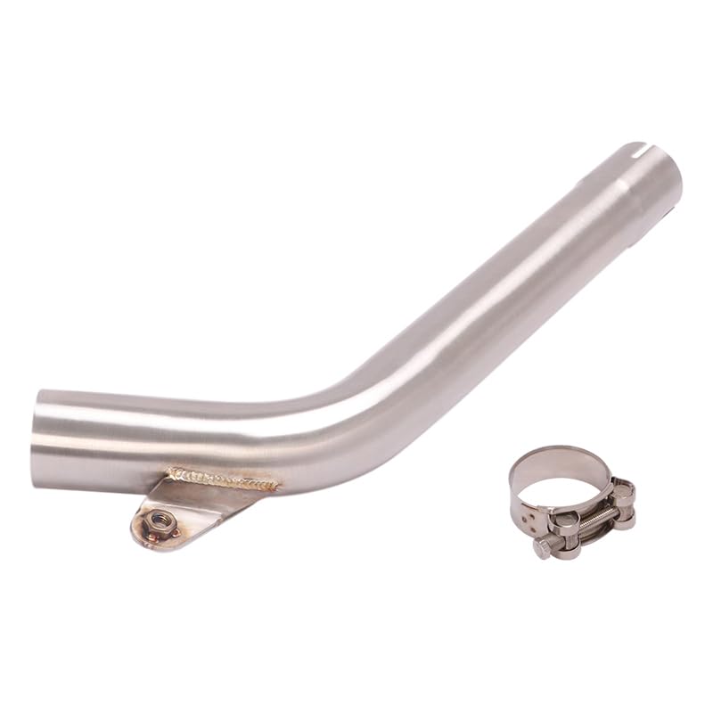 Silencieux d'échappement en acier inoxydable brossé pour moto de collection FZ-6 S2