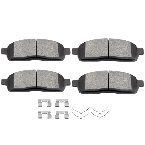 SCITOO Ceramic Brake Pads, 4pcs Front Brake Pads Brakes Kits ...