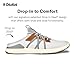 OLUKAI Mio Li Men's Everyday Athletic Shoes, Versatile & Casual Sneaker, Breathable & Comfortable Mesh, Cushioned Arch Support & Secure Fit, Mist Grey/Poi, 10