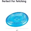 Petstages Orka Flyer Royal Blue Flying Disc Dog Fetch Toy