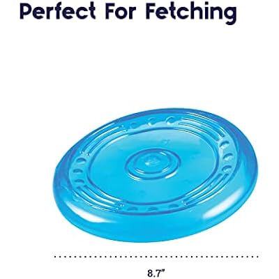 Petstages Orka Flyer Royal Blue Flying Disc Dog Fetch Toy