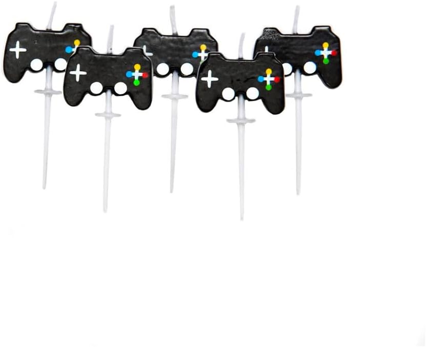 Anniversary House Football Birthday Candles for Cakes, Celebration Cake Topper Decoration, 7cm, Football Cake Topper, Football Cake Decorations, Cake Decorations for Men, Pack of 5, AHC240