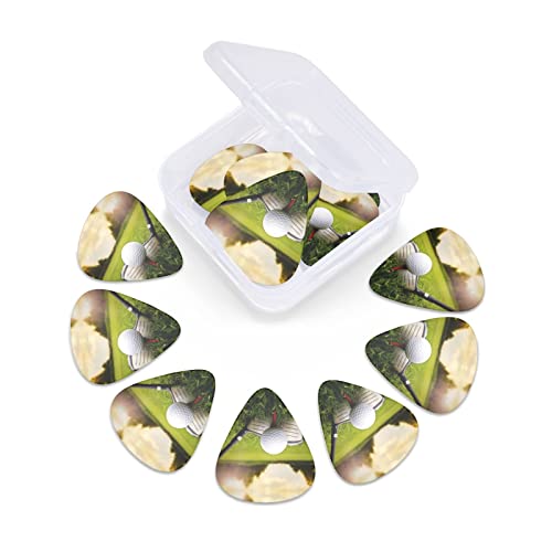 Jeu de 12 médiators de guitare Sport Golf Ball pour guitare acoustique, guitare électrique, contrebasse, ukulélé - Les Beatles, Paul McCartney, John Lennon, RIngo Starr, George Harrison Jeu de 12 médiators de guitare Sport Golf Ball pour guitare acoustique, guitare électrique, contrebasse, ukulélé – Image 7