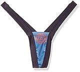 BODYZONE Women's Patriotic Heart Back Thong, Made in America Print, One Size