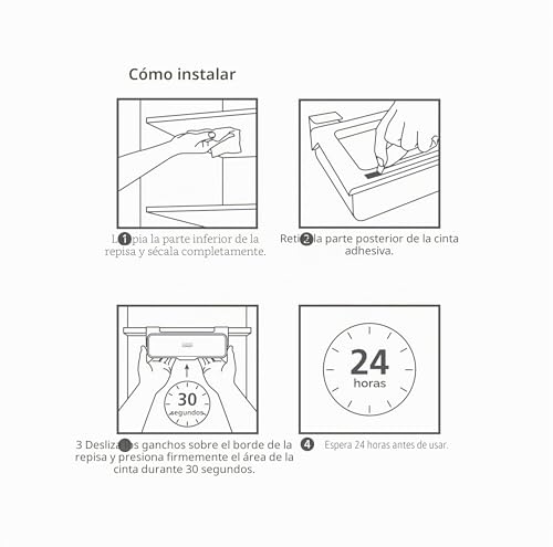 Miniatura 6 de Joseph Joseph Cupboardstore Organizador De Almacenamiento Bajo Estante Para Cocina, Ahorra Espacio
