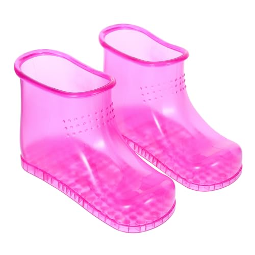 VICASKY Foot Soak Shoes Large Size High Tube Foot Bath Boots Massage Bath Slippers Easy to Clean