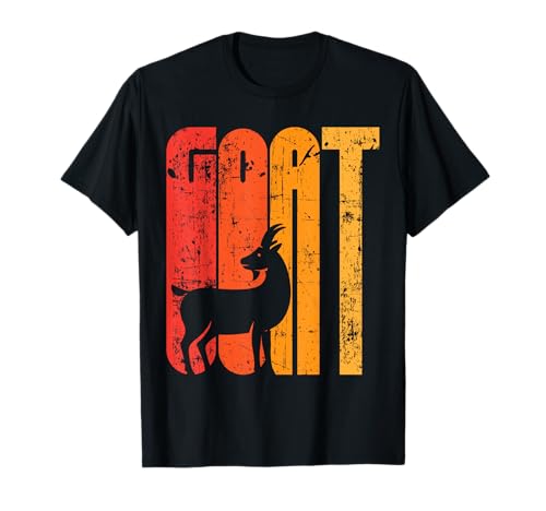 Goat Distressed Vintage Retro Goat Lovers Gift T-Shirt
