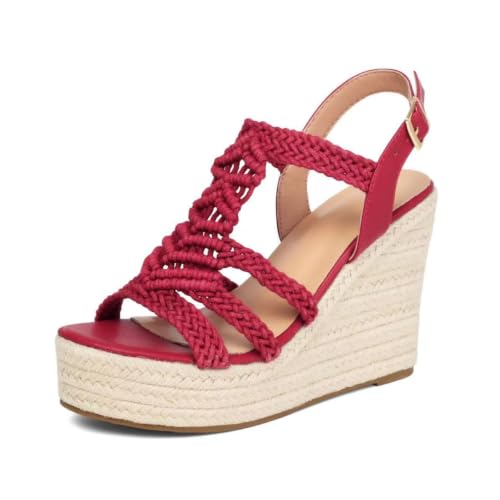 Image of Espadrille Wedge Sandals for Women Platforms & Wedges