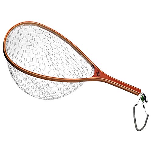 SF Fly Fishing Landing Soft Silicone Rubber Mesh Trout Catch and Release Net