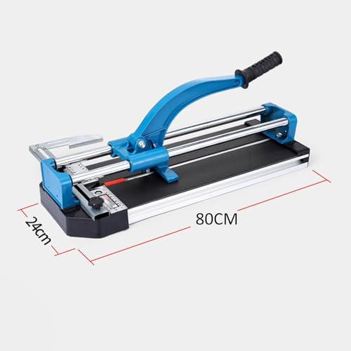 Cortador manual de azulejos resistente de 60 cm, doble riel con rueda de carburo de tungsteno, herramienta profesional de corte de vidrio de cerámica para uso en talleres