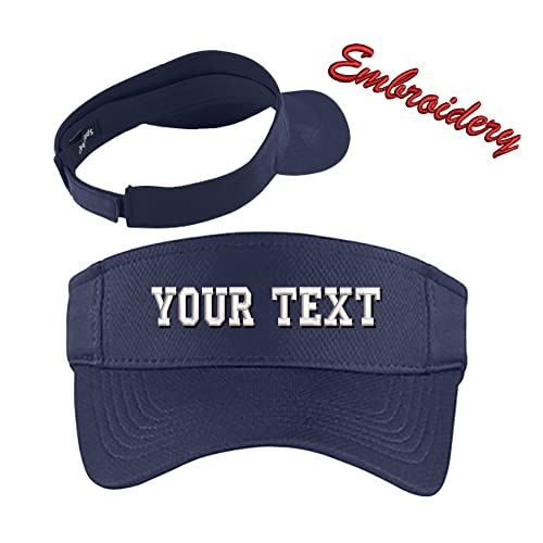 Sport-Tek® Posicharge® Racermesh® Visor Stc27 / Custom Visor/Embroidery Visor/Monogrammed Visor (True Navy) #TOP10