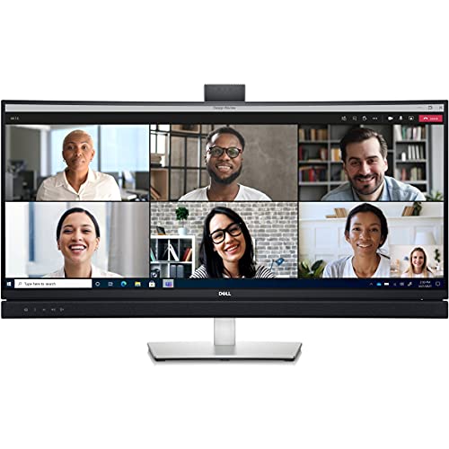 Image of Dell C3422WE 34.1 inch WQHD Curved Screen Edge WLED LCD Monitor - 21:9 - Platinum Silver - 34 inch Class - in-Plane Switching (IPS) Technology - 3440 x 1440-1.07 Billion Colors - 300 Nit - 5 ms GT