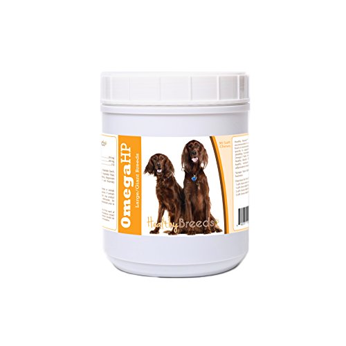 Image of Healthy Breeds Irish Setter Omega HP Fatty Acid Skin and Coat Support Soft Chews 90 Count