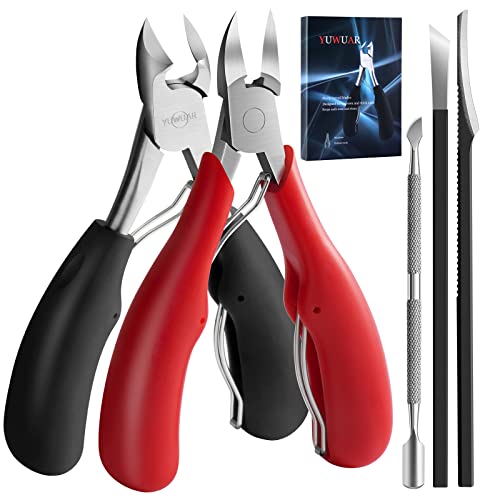 Toenail Clippers For Thick Nails Toenail Clippers For Ingrown Nails Heavy-Duty Nail Clippers For Men And Women Professional Super-Sharp Curved Blade Toenail Tools For The Elderly #TOP2