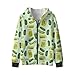 Bulopur Cucumber Boys' Fashion Hoodies & Sweatshirts Size 9-10 Thick Sweatshirts Long Sleeve Plush Hoodie Zippered Soft Sweatshirt with Front Pockets Cute Sweaters Children Winter Coats​