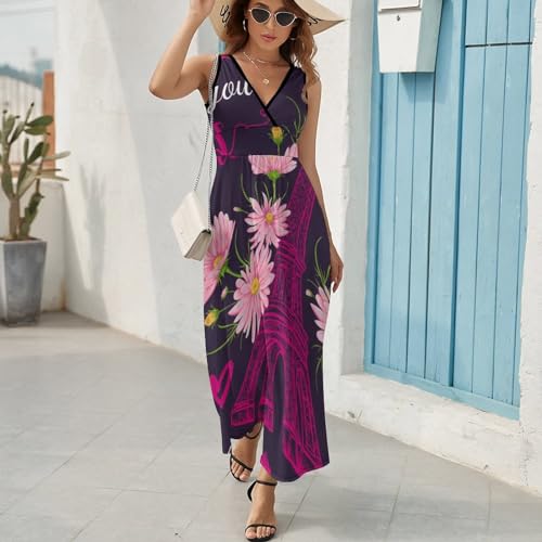 Robe longue d'été légère pour masquer les complexes à la plage - 5