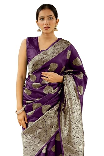 Image of Subham Saree for Woman Silk Cotton Kanjivaram | Soft Easy to Drape Daily Wear Sari with Blouse Fabric