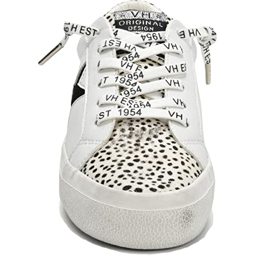Vintage Havana Womens Forever Cheetah Lace Up Sneakers Casual Shoes Casual - Off White - Size 8.5 B #TOP3