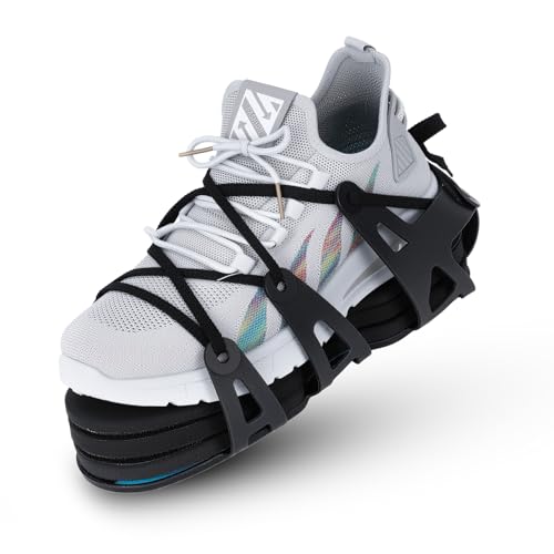 JorWystia Shoe Lifts Shoe Leveler for Use with Walking Boots or Uneven Legs, Shoe Balancer with 3 Adjustable Shoes Risers for Left or Right Foot, Men & Women