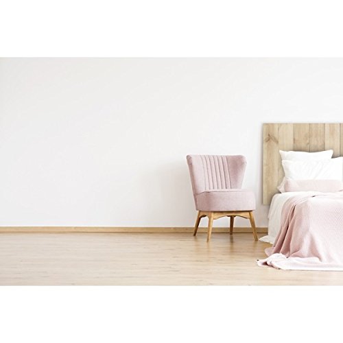 Cabecero Recto Vertical Madera Natural Sam, Madera, Beige, 150x3x80cm, Incluye Kit Herrajes. Incluye Imán Personalizable de Regalo.