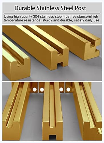 Glass Railing Post ，Heavy Duty Balustrade for Hallways, Pools, Gardens, and Decks