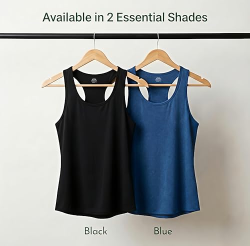 Image of HEELIUM Bamboo Women's Tank Top | Ultrasoft 3X Softer Than Cotton | Anti-Odour Sleeveless Activewear for Gym, Yoga & Running