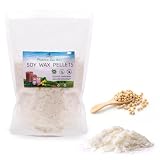 Lumispace 100% Natural Soy Wax Flakes for Candle Making, Eco-Friendly,Farm-Sourced, No Additives, Clean Burning, DIY Candle Supplies, Safe and Pure, 2 LBS