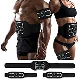 MarCoolTrip MZ Electronic Muscle Stimulator, Abs Stimulator Muscle Toner, Ab Machine Trainer for All Body, Fitness Strength Training Workout Equipment for Men and Women