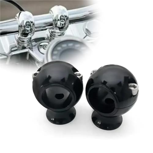 Pince guidon 38 mm en aluminium usiné pour Harley Softail Deluxe et Heritage