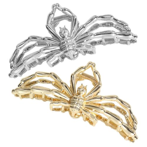 Artibetter 2 Piezas Pinzas Pelo Forma de Araña de Aleación, Accesorio Elegante y Cómodo para Mujer, Resistente al Óxido, Adecuado para Ocasiones y Uso Diario