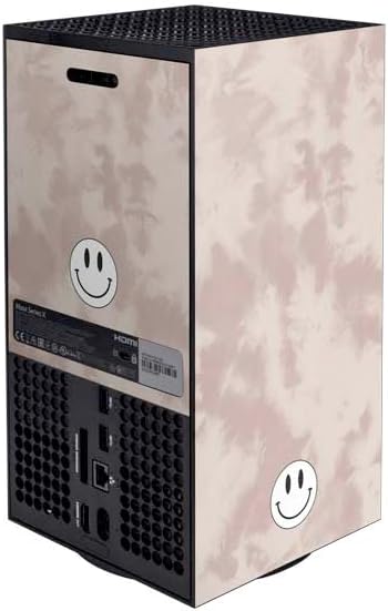 Skinit Decal Gaming Skin Compatible with Xbox Series X Bundle - Taupe Tie Dye Design