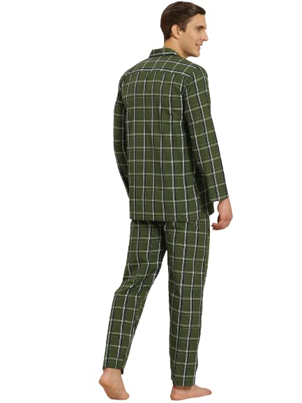 Image of SOJANYA (Since 1958 Men's Cotton Checked Nightsuit Set