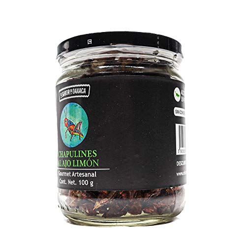 El Sabor de Oaxaca, Chapulines Ajo y Limón PREMIUM, Healthy Snacks, Garlic and Lemon Grasshoppers, Handcrafted, Mexican Gourmet Artisan Product, 3.5 Oz - Image 5
