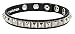 Leather Studded Armband Fetish Rock Queen Mercury 3 Snap Gear