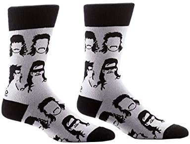 Yo Sox Men's Crew Sock, Mullet