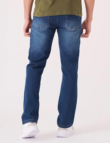 JMOJO Men Relaxed Fit Jeans - Casual Denim Pant for Outings - Stretch Men Jeans3