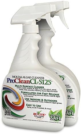 ProClean CL-5125 Mold Mildew Algae Cleaner and Remover 32oz twin pack