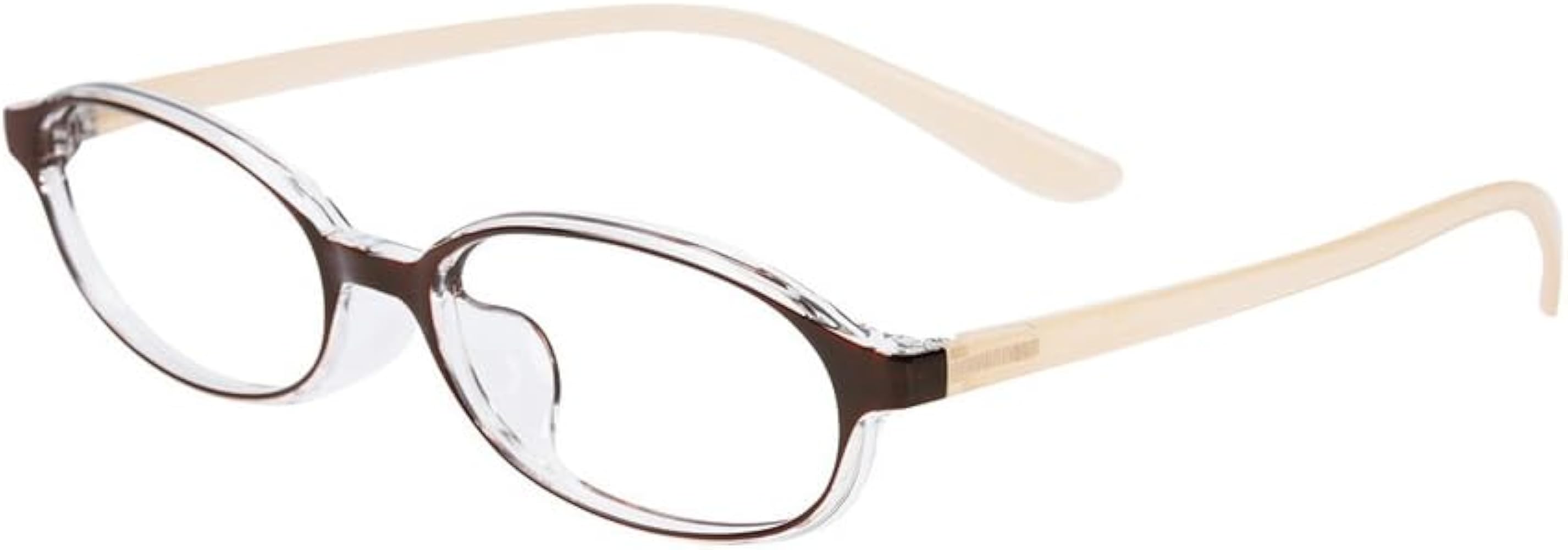 Amazon.co.jp: [ゾフ] +2.00 オーバル型 軽量 老眼鏡 ズレにくく圧迫感