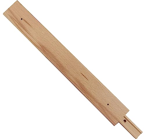 Wooden Drawer Slides, Wood Drawer Slide Bottom Mount Center, Wood Drawer Glides Rails Replacement (16 inch)