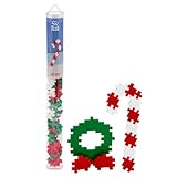 PLUS PLUS - Construction Building Toy, Mini Maker Tube - 70 Piece - Holiday Mix