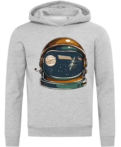 Sweat à capuche vintage en coton gris idéal pour vos sorties de week-end