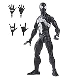 MARVEL ENTERTAINMENT-DESIGN INSPIRED: Cette figurine Symbiote Spider-Man présente une déco et des détails inspirés du costume noir emblématique de Spidey, et comprend des accessoires pour la main alternative!